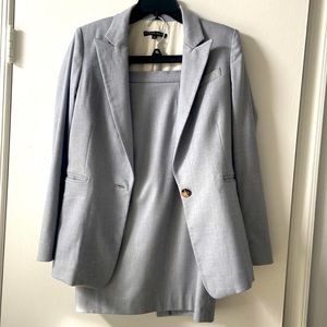 Light blue Antonio Melani skirt suit size 2